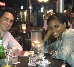 New friend Peter and I in Bali.